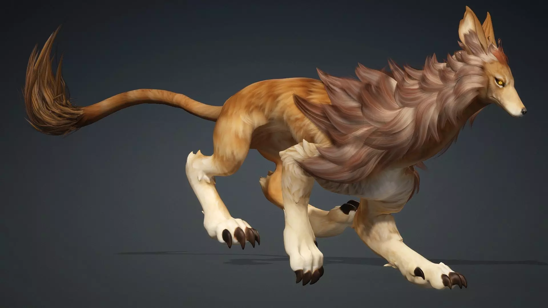 Divine Wolf-A3 3D model_9