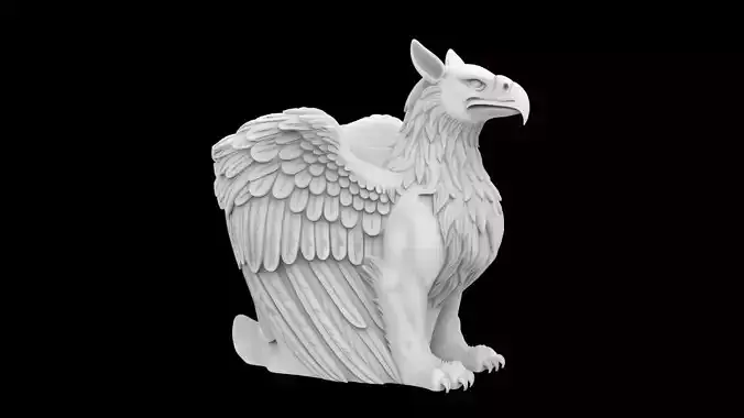 Mythical Griffin Planter 3D Print Model