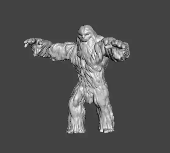 SASQUATCH CREATURE MODEL FIGURE HORROR AND FANTASY GAMES RPG DND