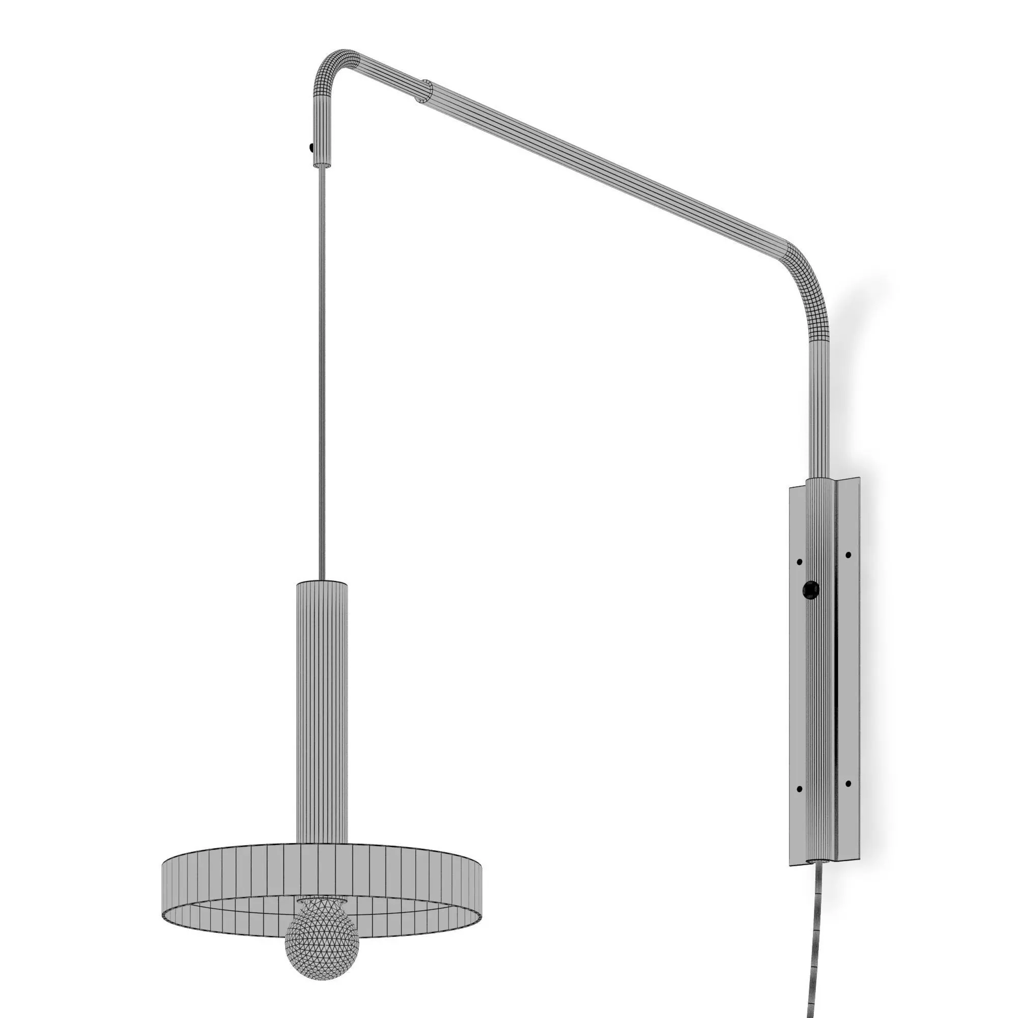 Wall lamp Faro Barcelona Whizz 3D model_5