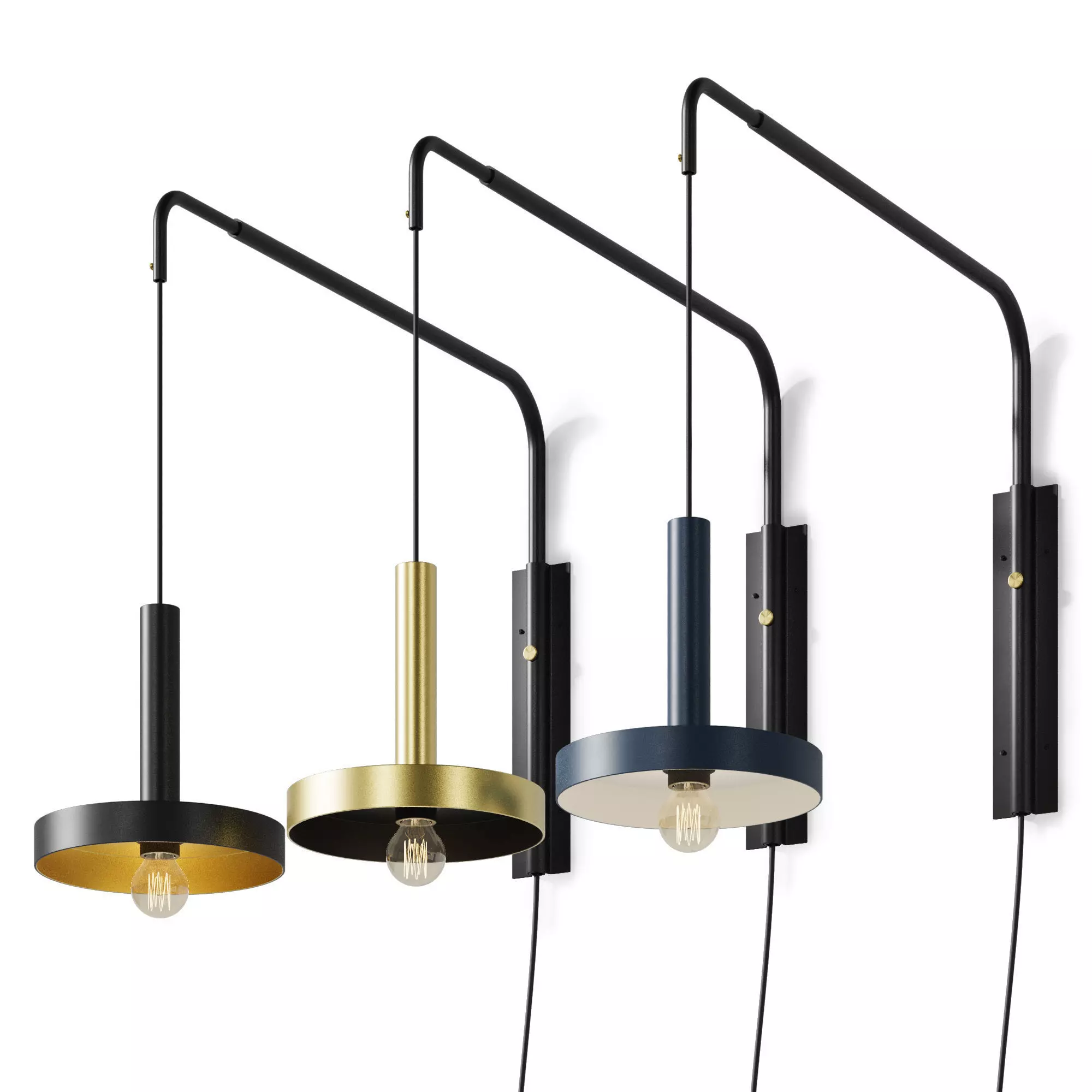 Wall lamp Faro Barcelona Whizz 3D model_4