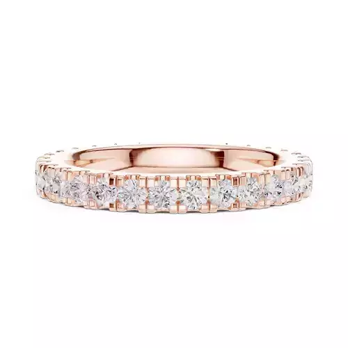 2mm Round Cut Diamond Stacking Wedding Band 3DM STL Video 3D print model