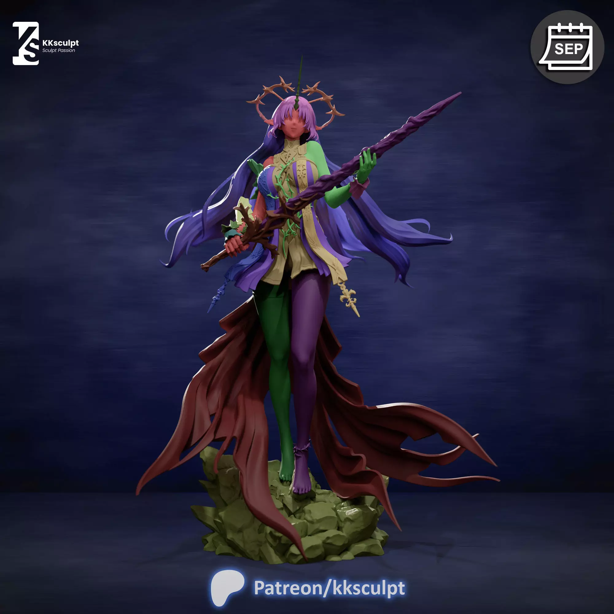 Fleurdelys - Wuthering Waves Game Figure For 3D Printing 3D print model_8