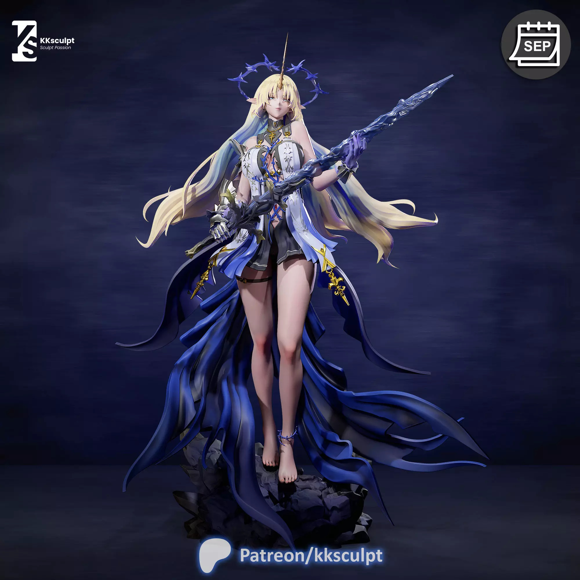 Fleurdelys - Wuthering Waves Game Figure For 3D Printing 3D print model_0