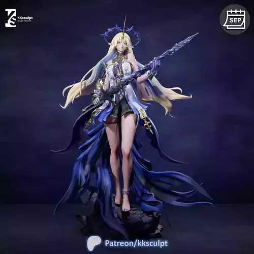 Fleurdelys - Wuthering Waves Game Figure For 3D Printing