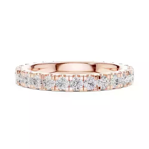 Full Eternity Round Cut Stackable Wedding Band 3DM STL Video