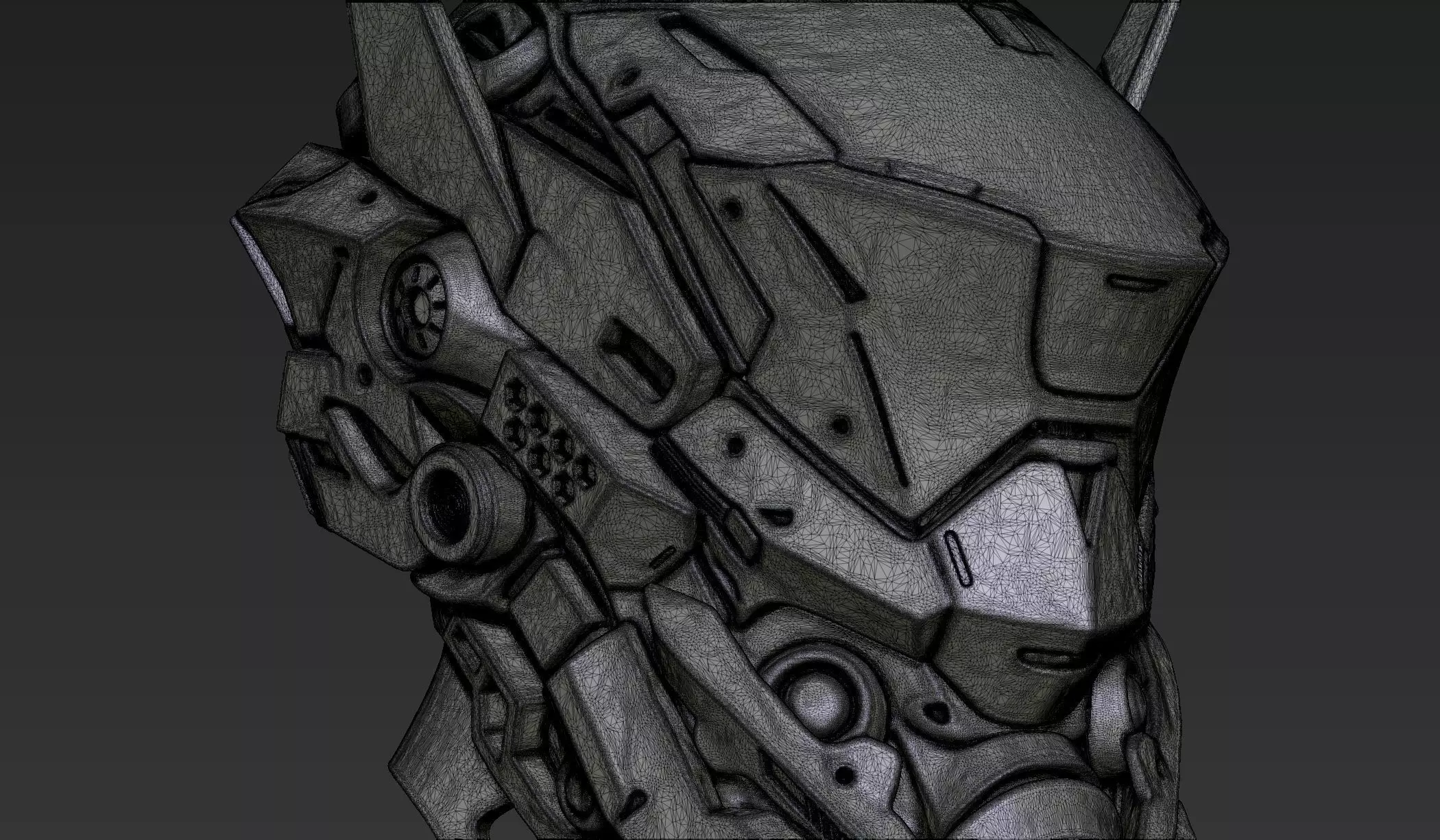 Sci-Fi Helmets Part 1 3D model_11