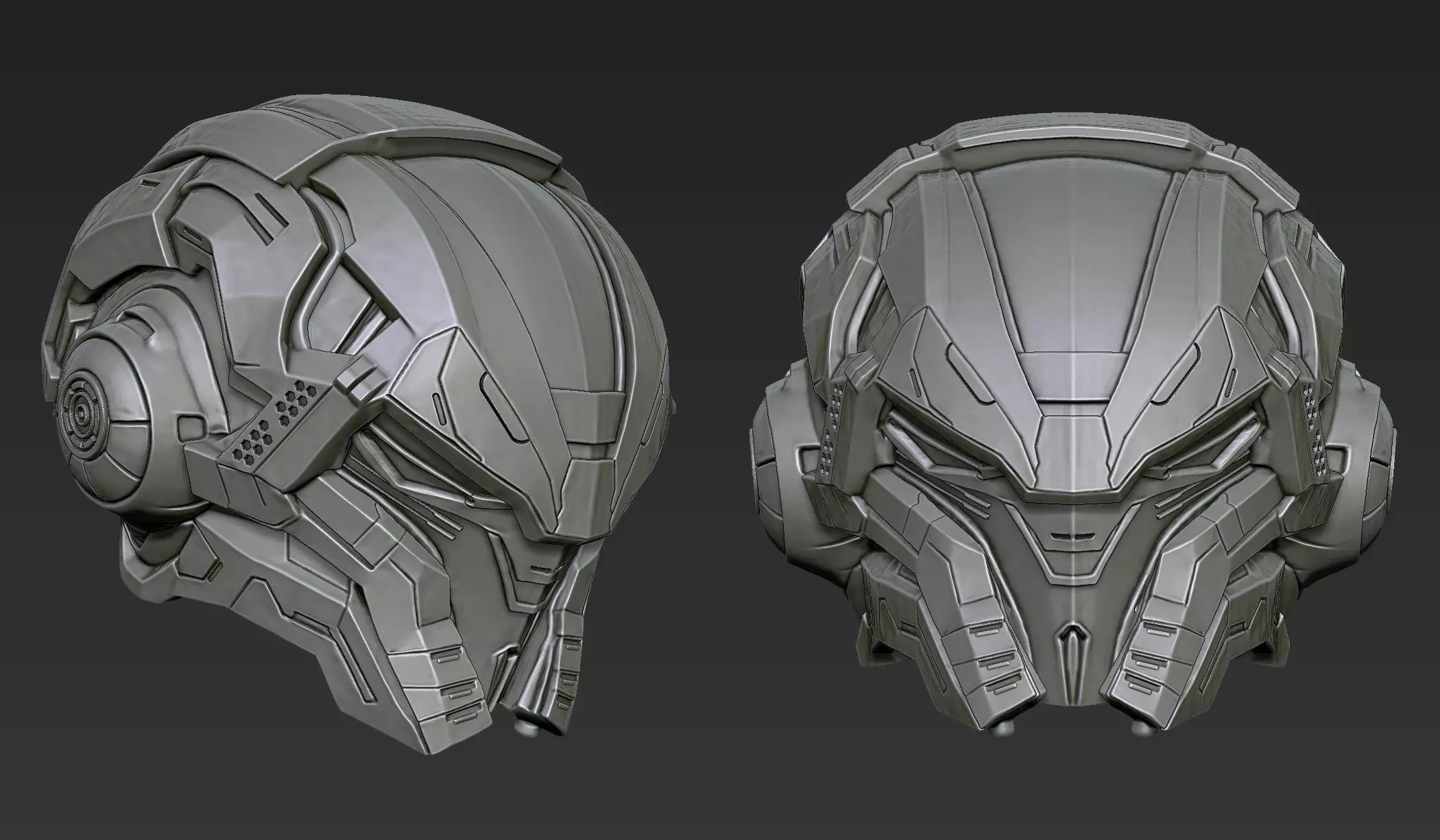 Sci-Fi Helmets Part 1 3D model_6
