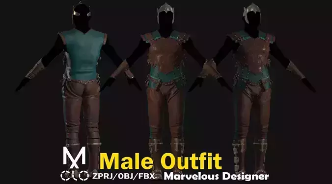 Male Armor Outfit
