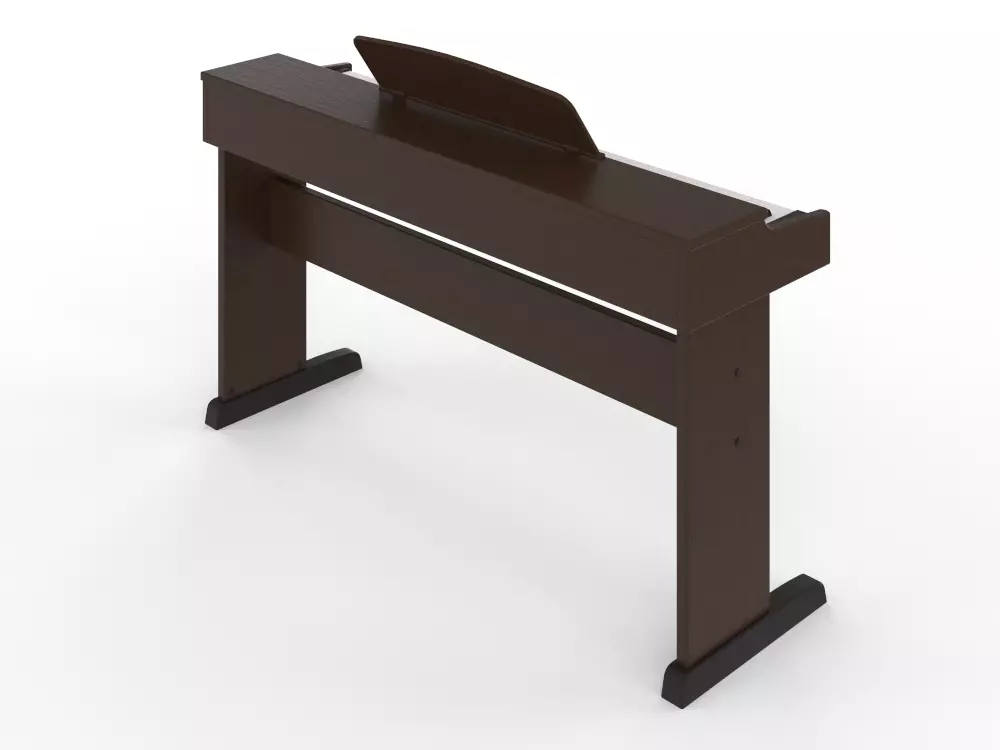 PIANO ERIFFIN BLACK Low-poly 3D model_8