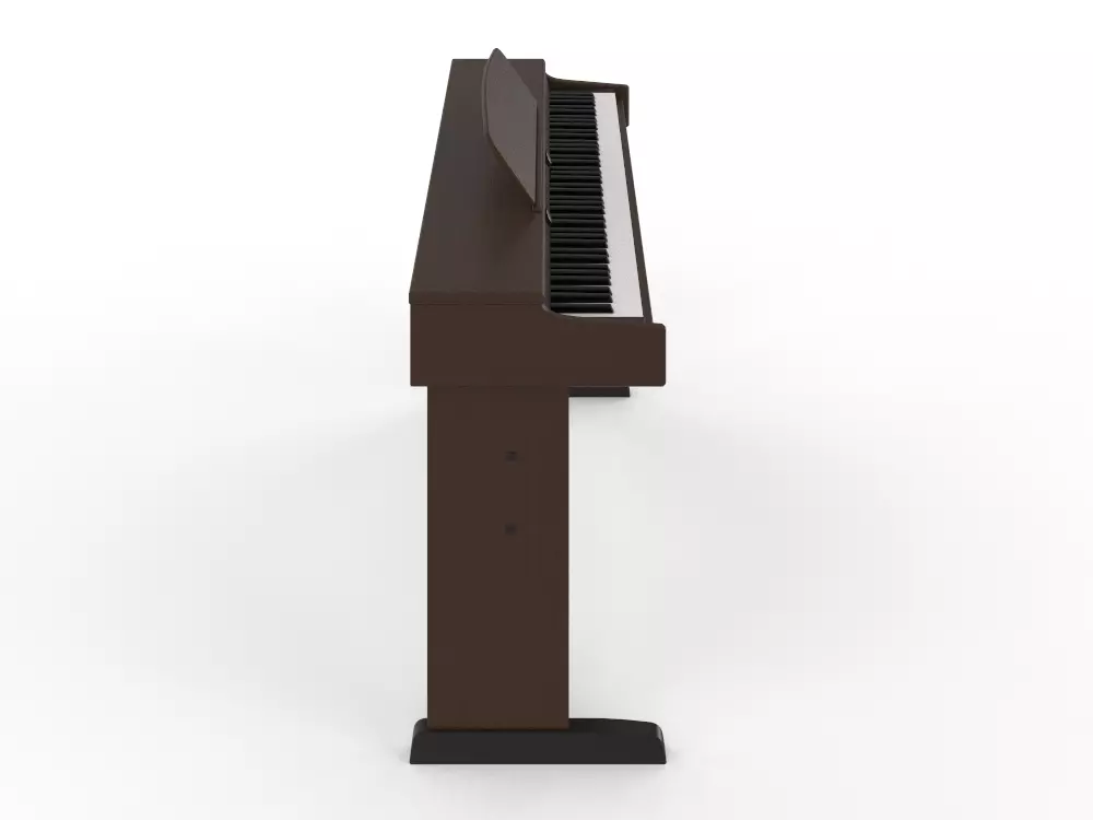 PIANO ERIFFIN BLACK Low-poly 3D model_3