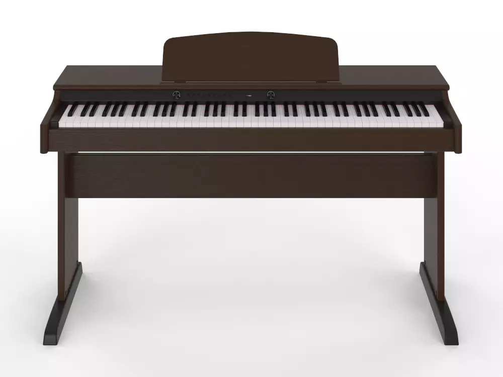 PIANO ERIFFIN BLACK Low-poly 3D model_1