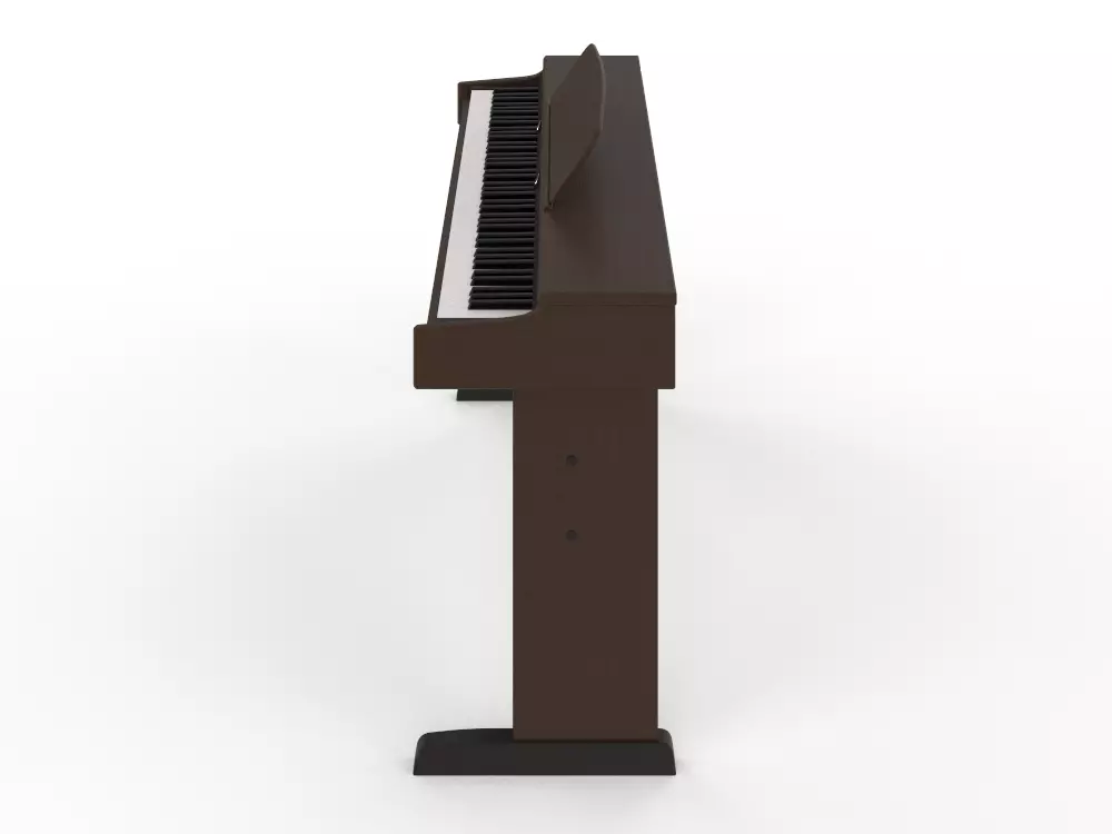 PIANO ERIFFIN BLACK Low-poly 3D model_4