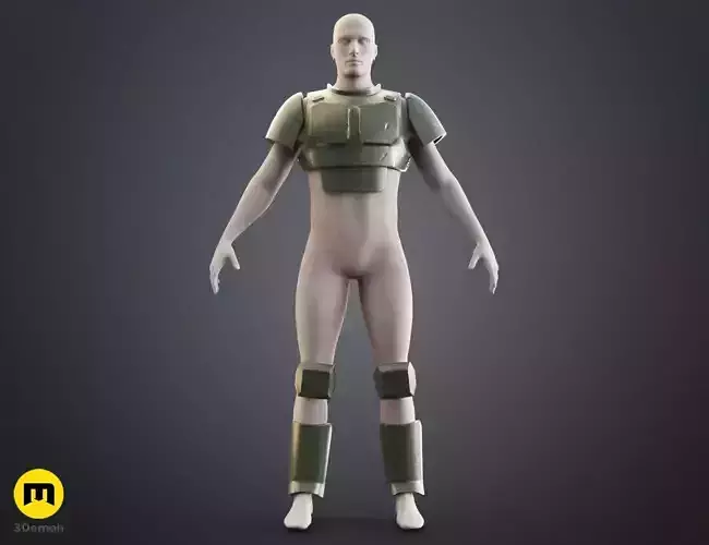 Cadian Shock Trooper Armor 3D print model
