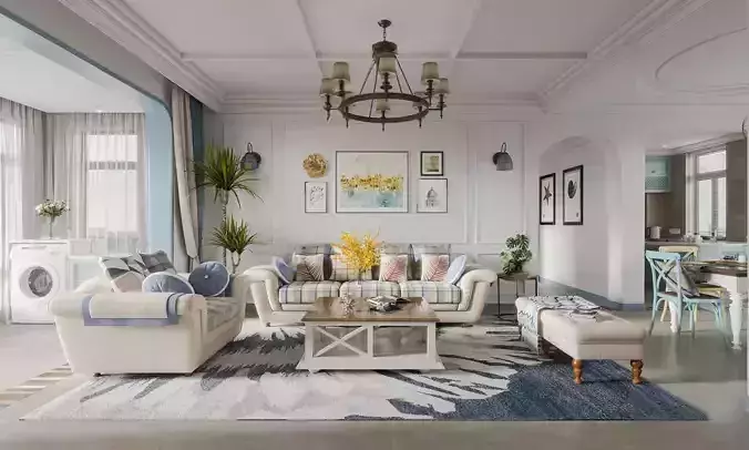 Parisian interior scene