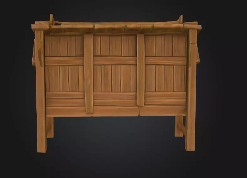 Feeder Station Low-poly 3D model_10