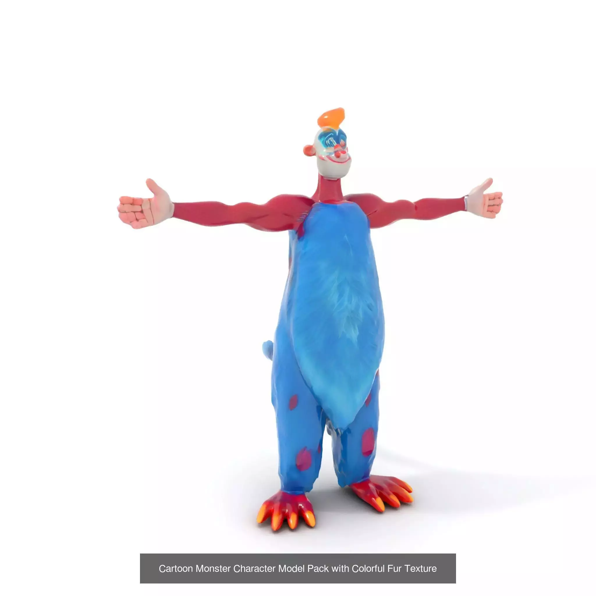 Vibrant Monster Models 3D Model Collection_52