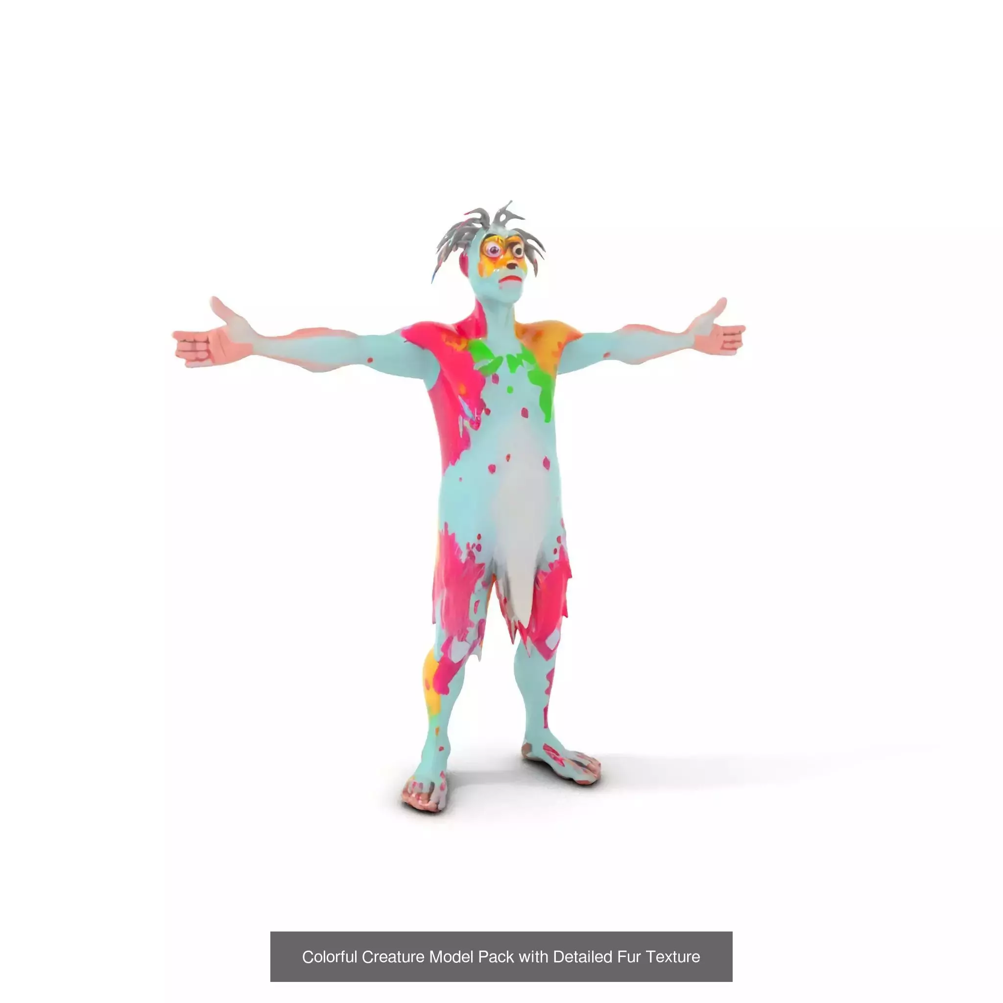 Vibrant Monster Models 3D Model Collection_40