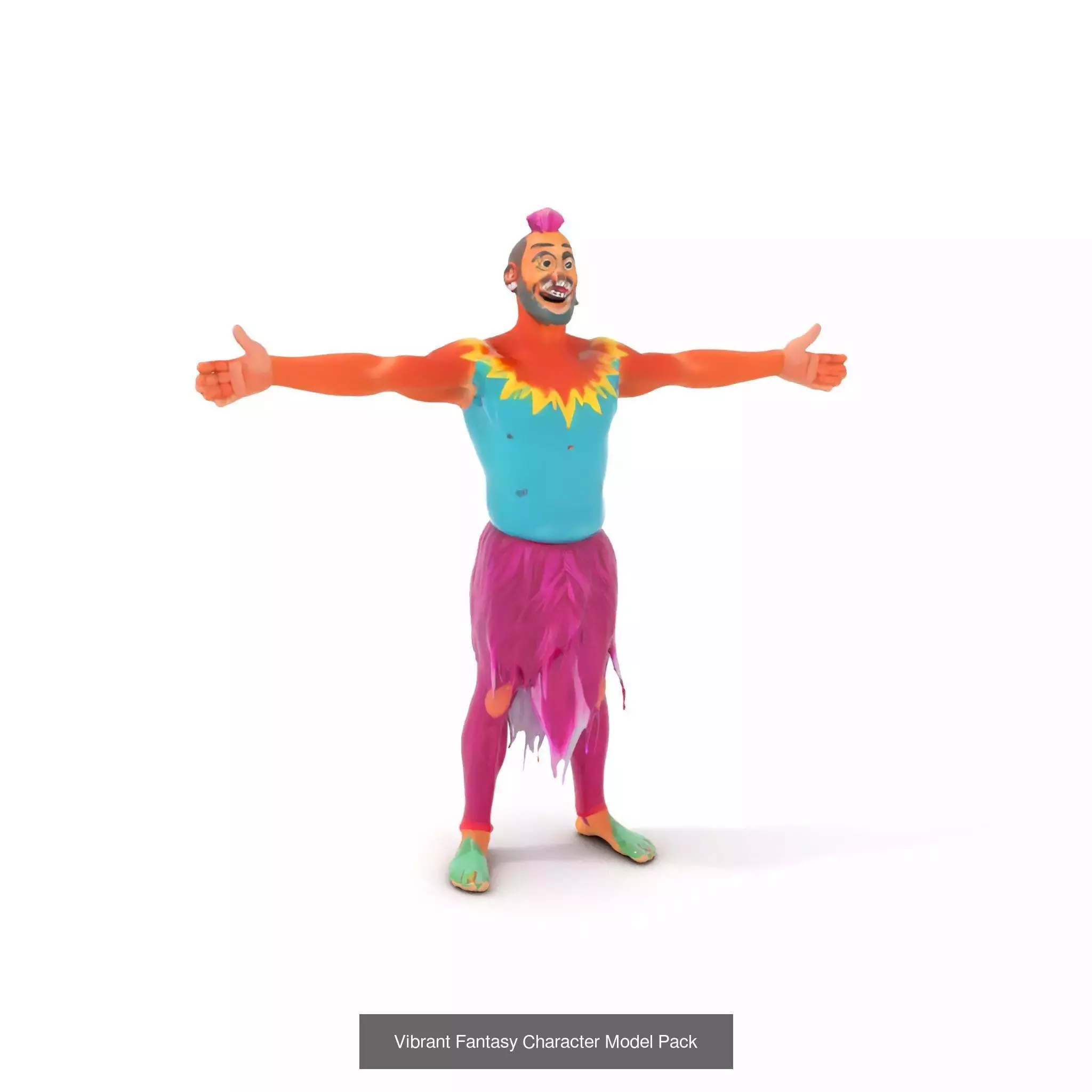 Vibrant Monster Models 3D Model Collection_49