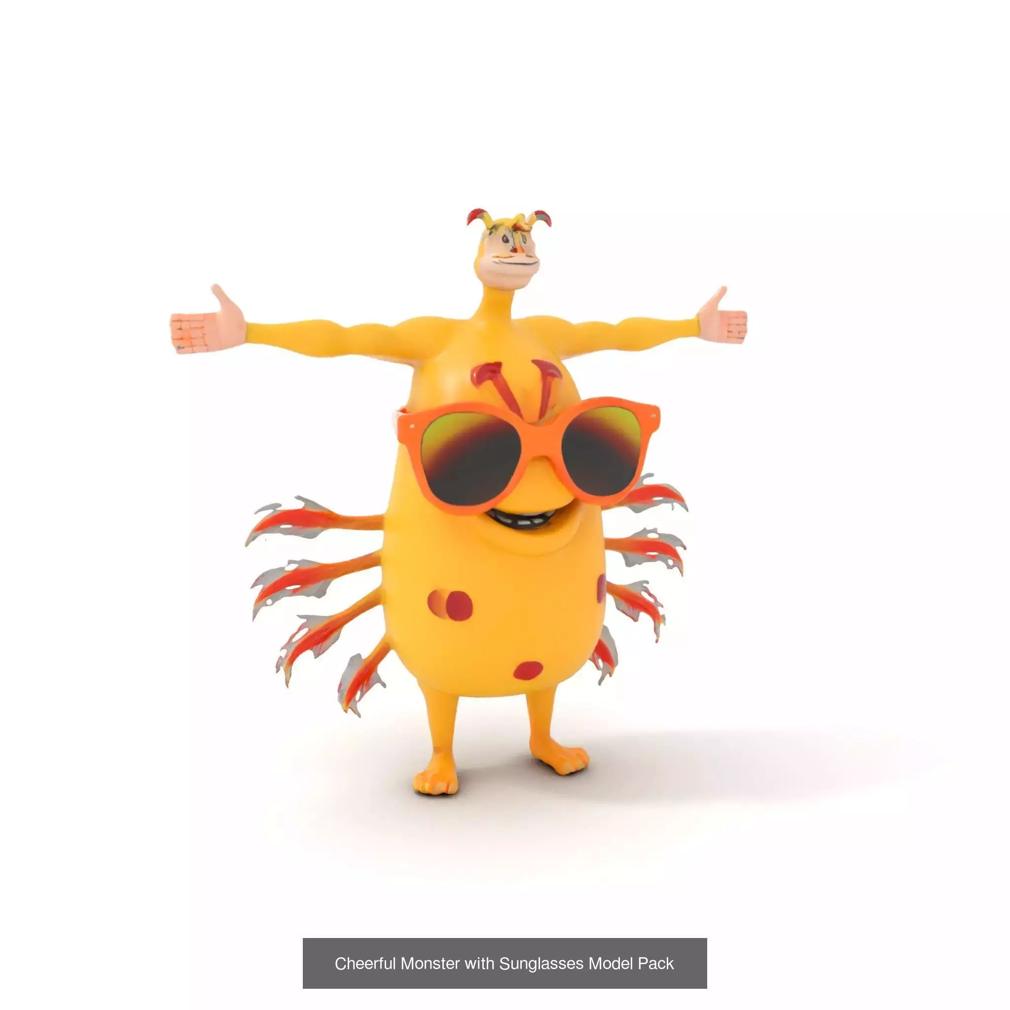 Vibrant Monster Models 3D Model Collection_47