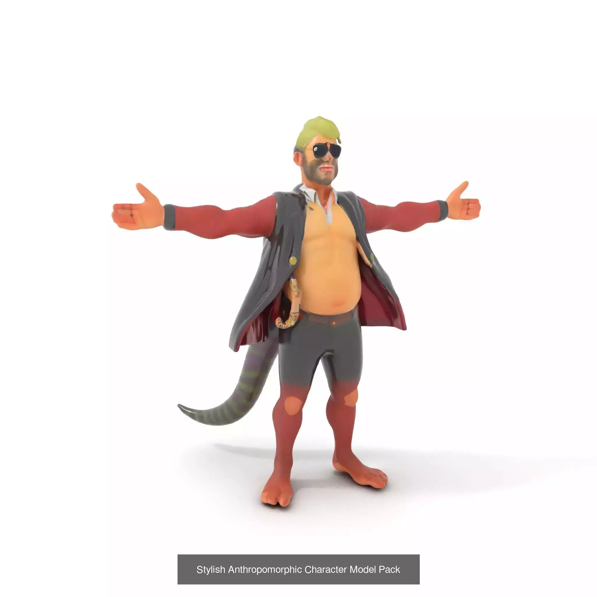 Vibrant Monster Models 3D Model Collection_48