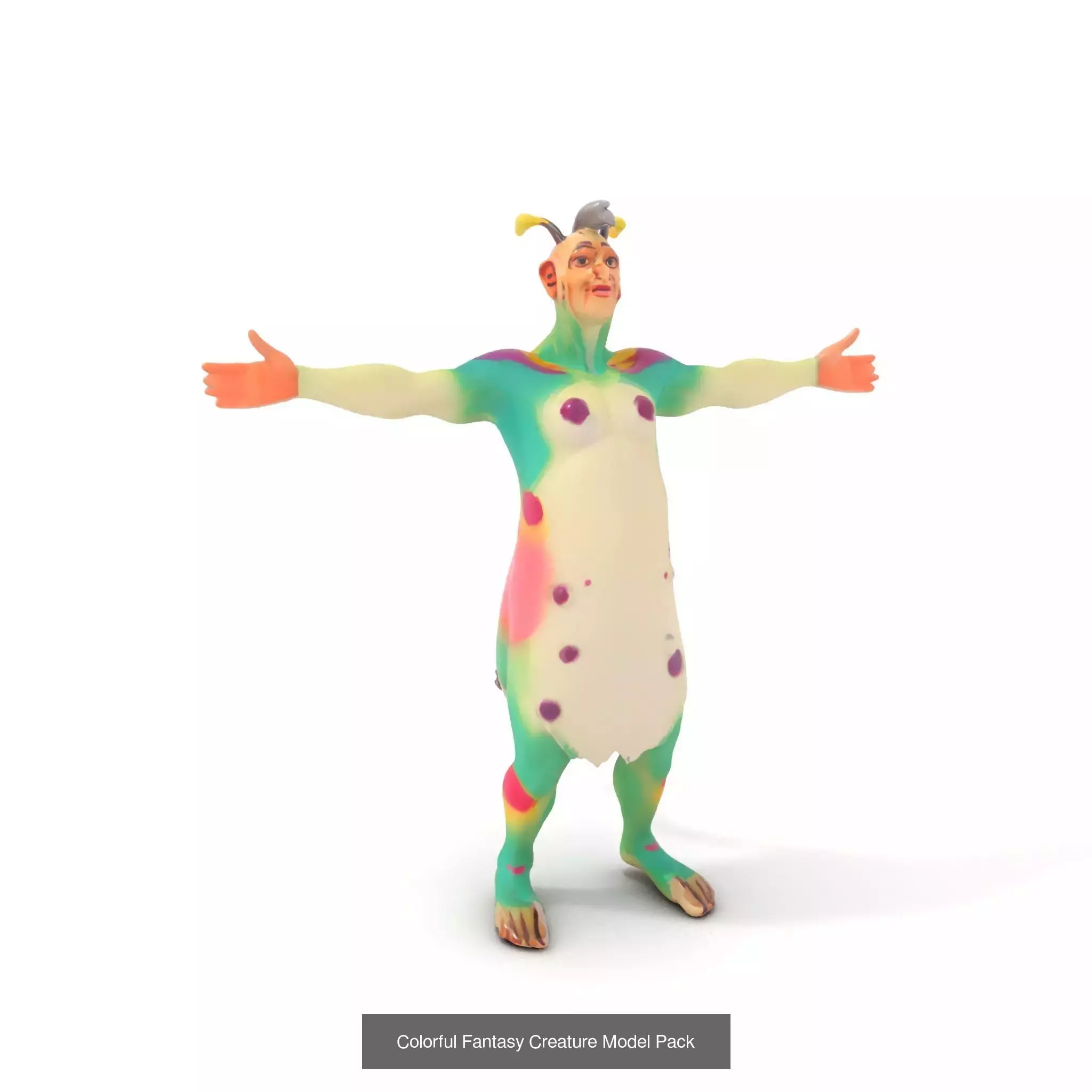 Vibrant Monster Models 3D Model Collection_39