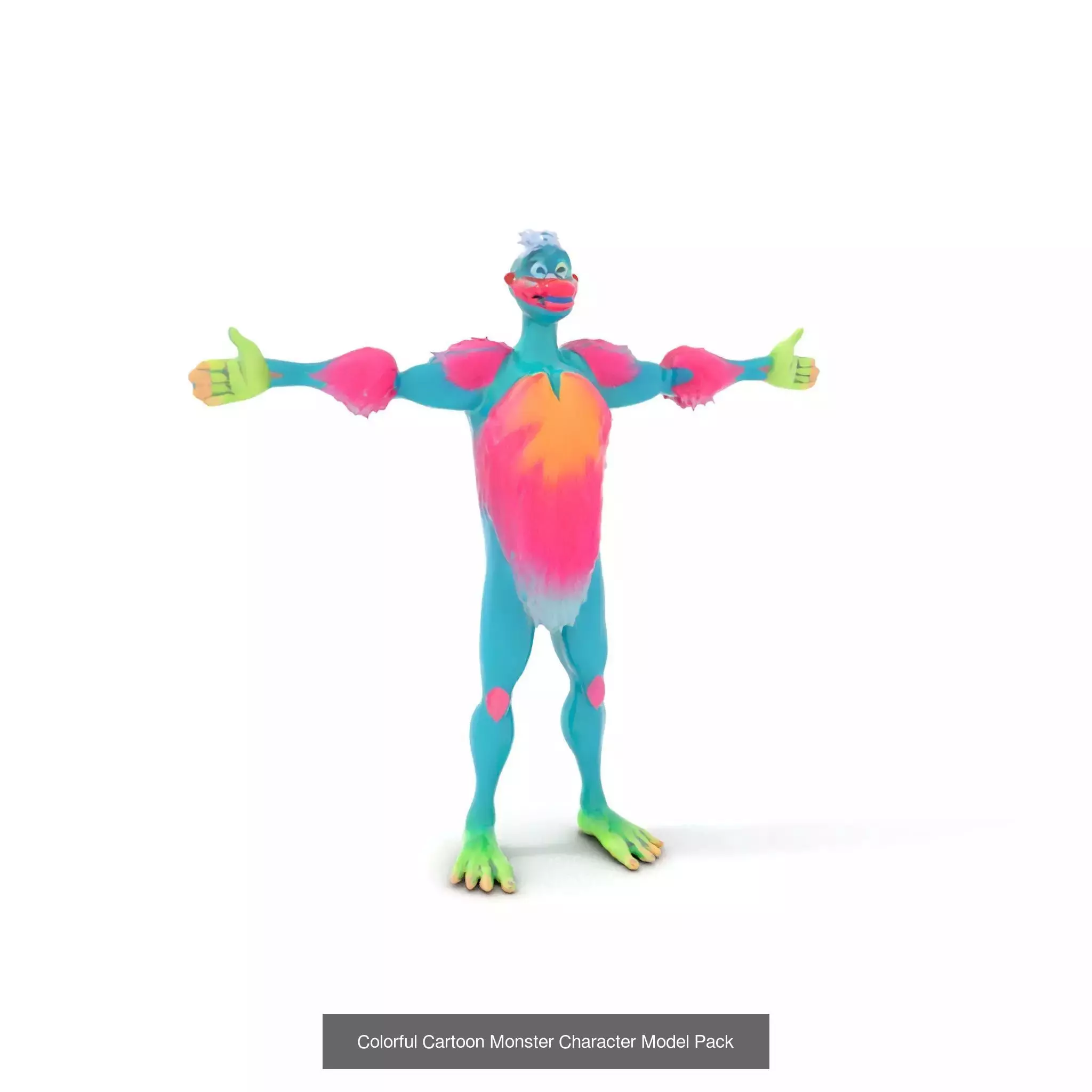 Vibrant Monster Models 3D Model Collection_51