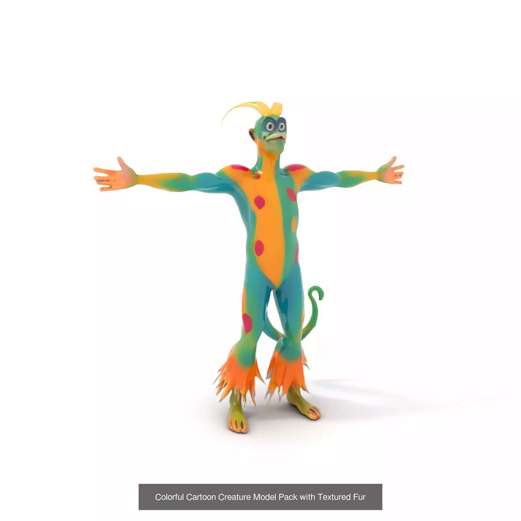 Vibrant Monster Models 3D Model Collection_42