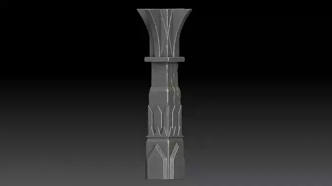 Stylized pillar 