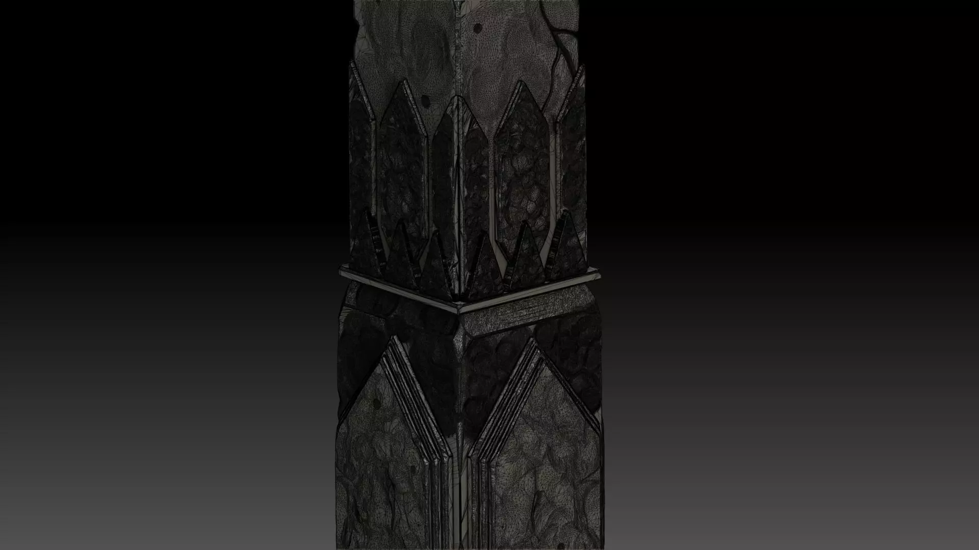 Stylized pillar  3D model_10