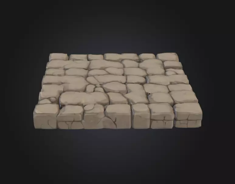 Medieval Stone Floor Tiles Texture_2