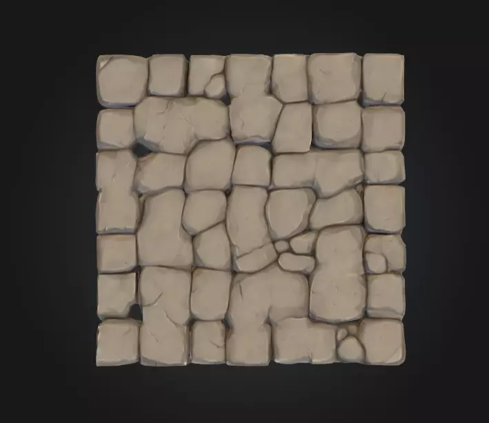 Medieval Stone Floor Tiles Texture_0
