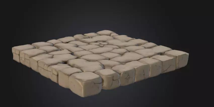 Medieval Stone Floor Tiles Texture_5