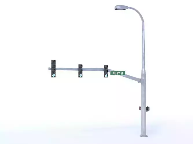 Traffic Lights Free 3D model