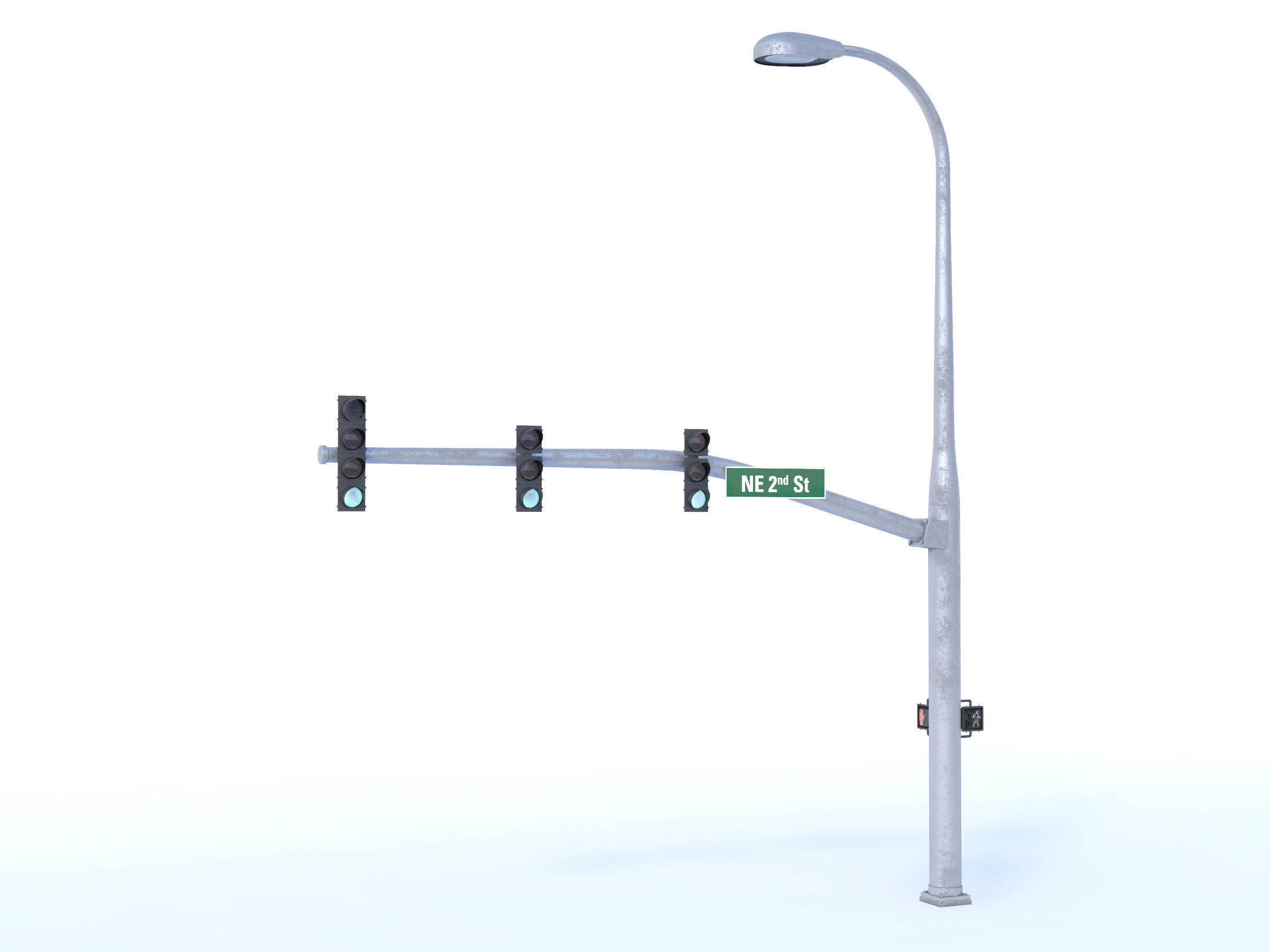 Traffic Lights Free 3D model