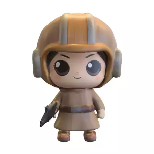 Chibi Princess Leia