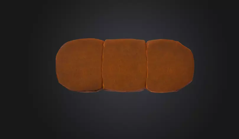 Ancient Sun Tablet Low-poly 3D model_8