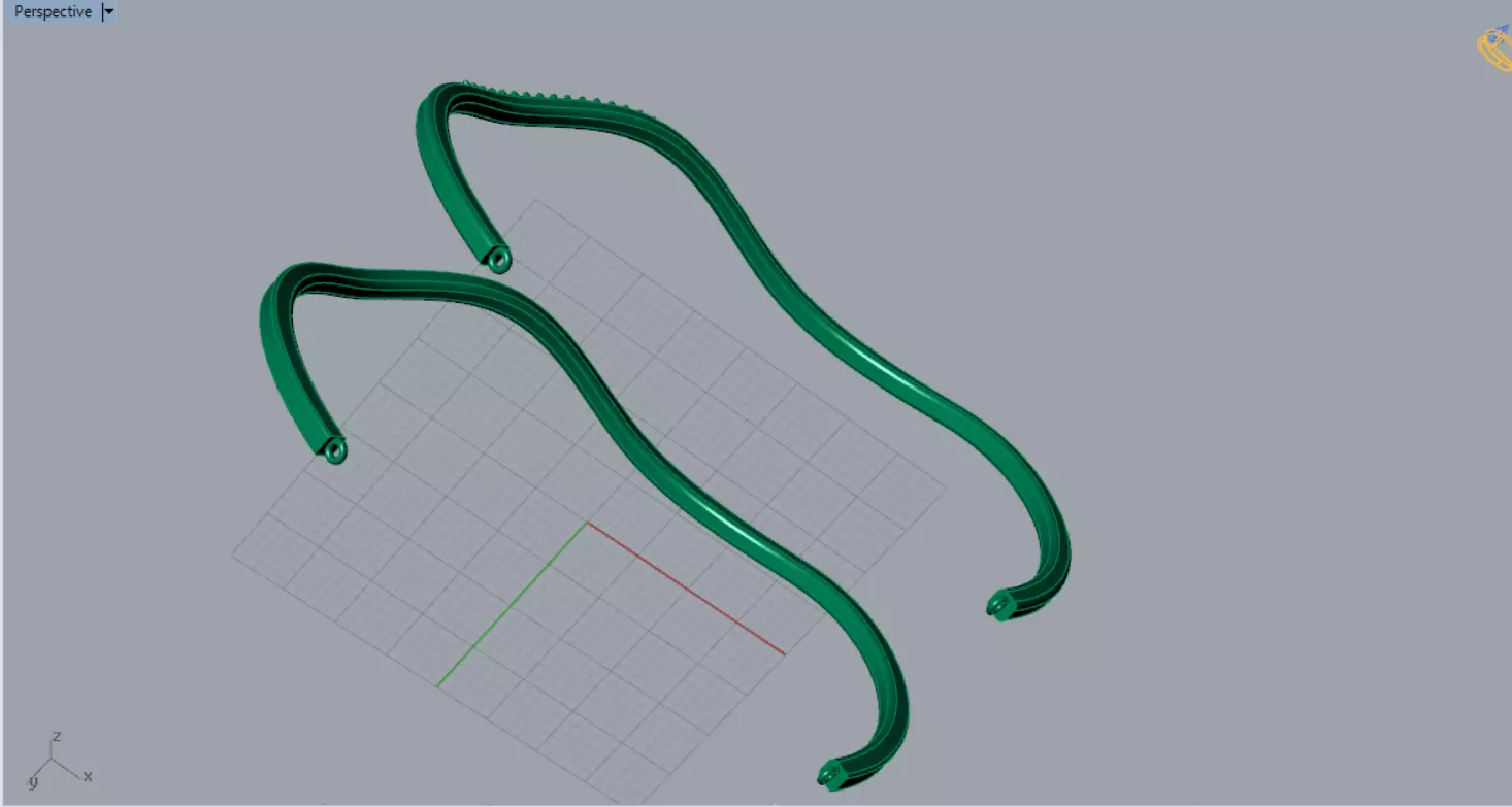 Yellow Gold stl 3dm Bracelets with Different Cuts bg0053 3D print model_10