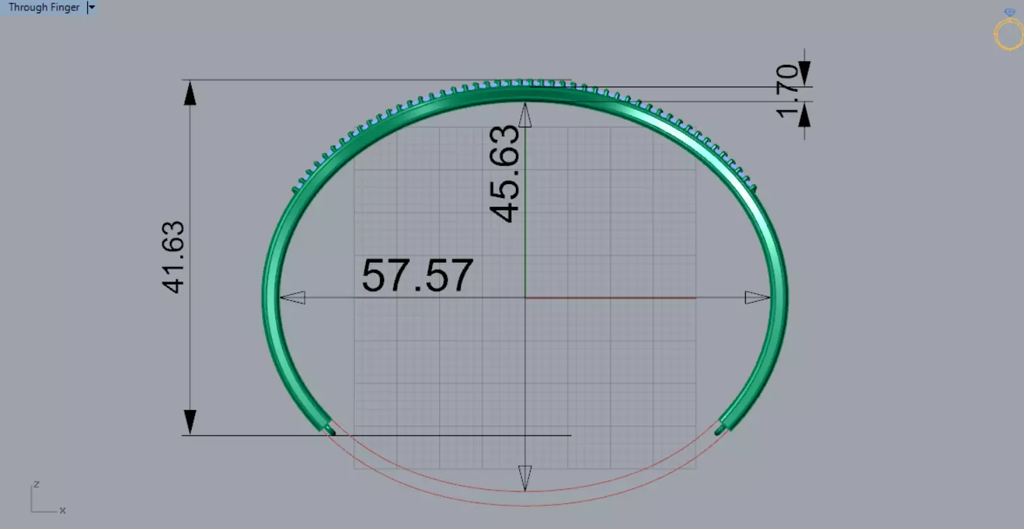 Yellow Gold stl 3dm Bracelets with Different Cuts bg0053 3D print model_14