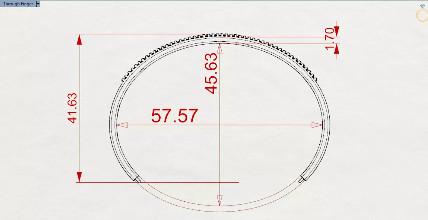 Yellow Gold stl 3dm Bracelets with Different Cuts bg0053 3D print model_25