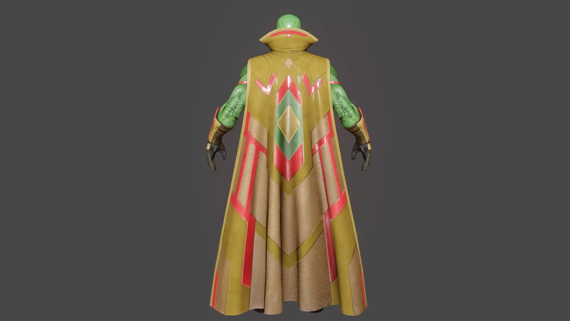 Vision Low-poly 3D model_4