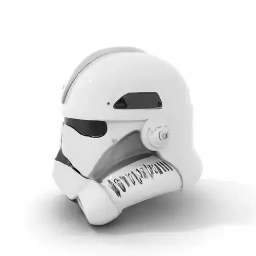 Futuristic White Helmet model pack