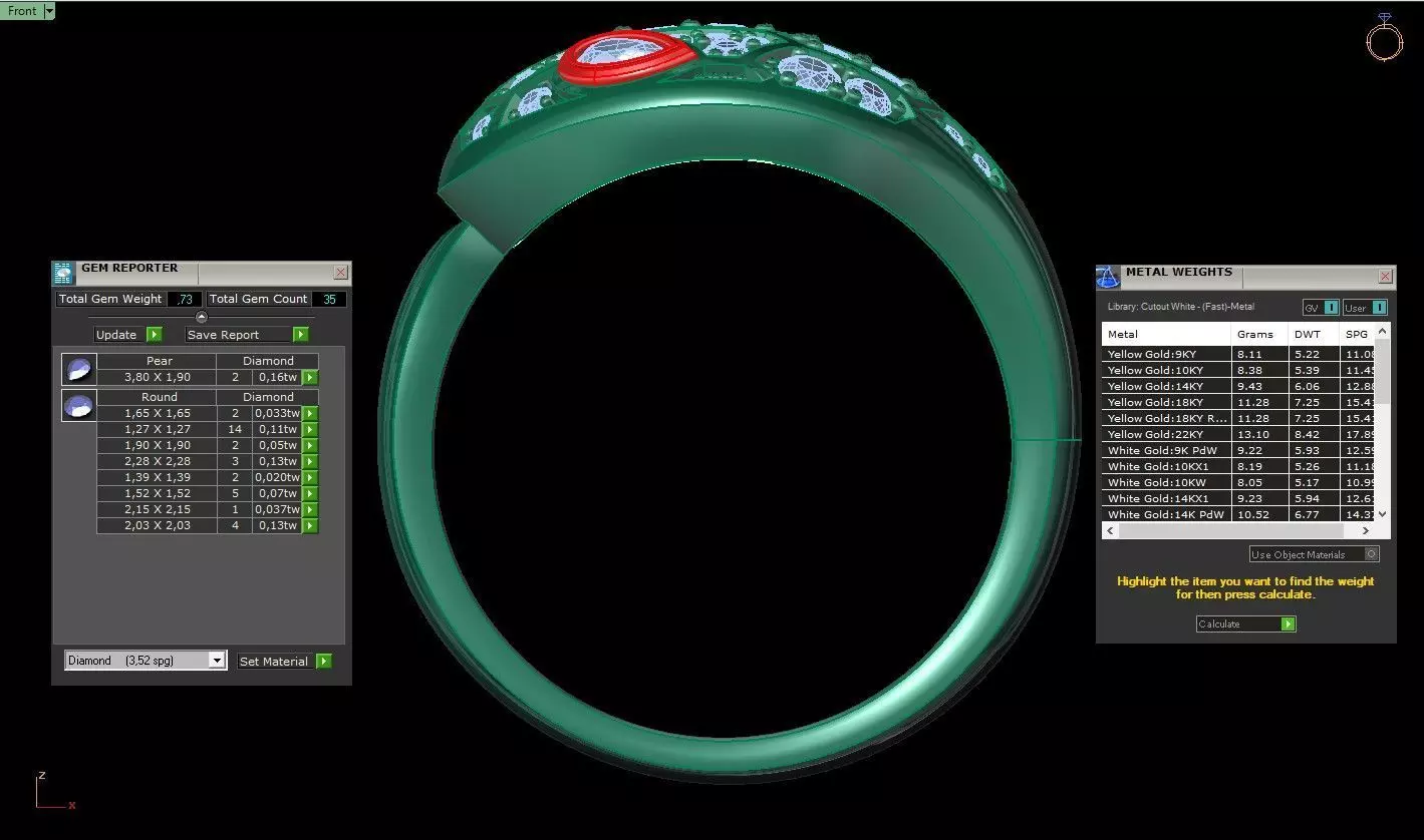 Bvlgari Serpenti Seduttori Ring 3D print model 3D print model_6