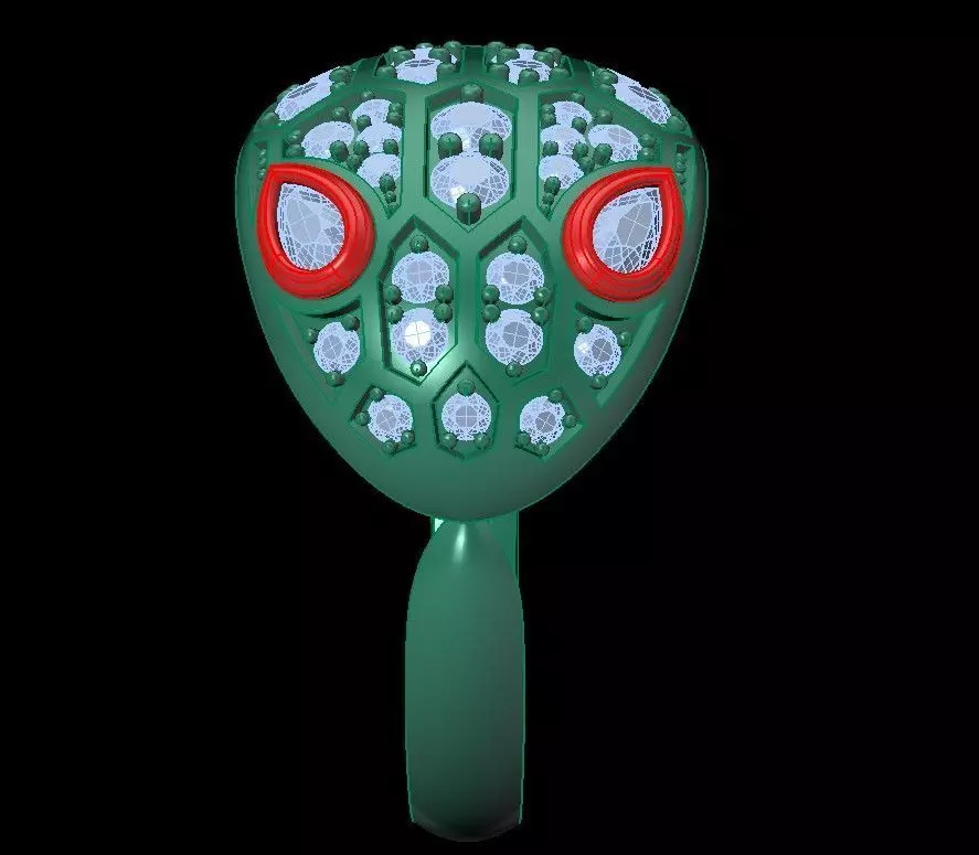 Bvlgari Serpenti Seduttori Ring 3D print model 3D print model_1