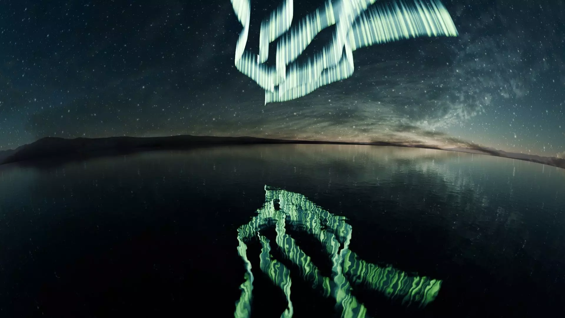 Aurora Animation 3D model_2