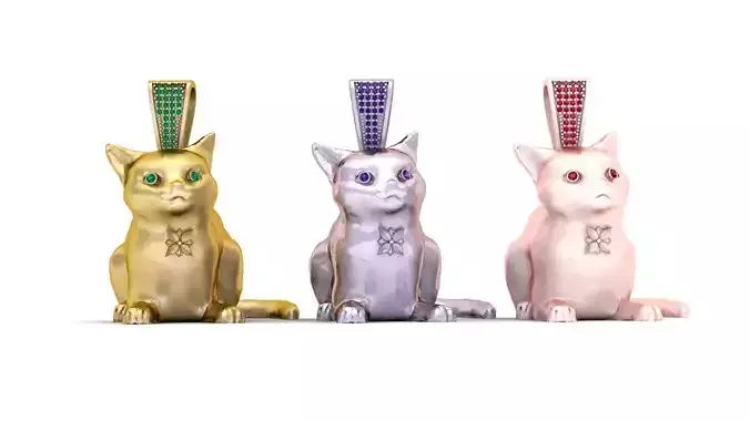  Regal Cat Pendant