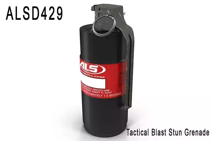 ALSD429 Tactical Blast Stun Grenade 3D model