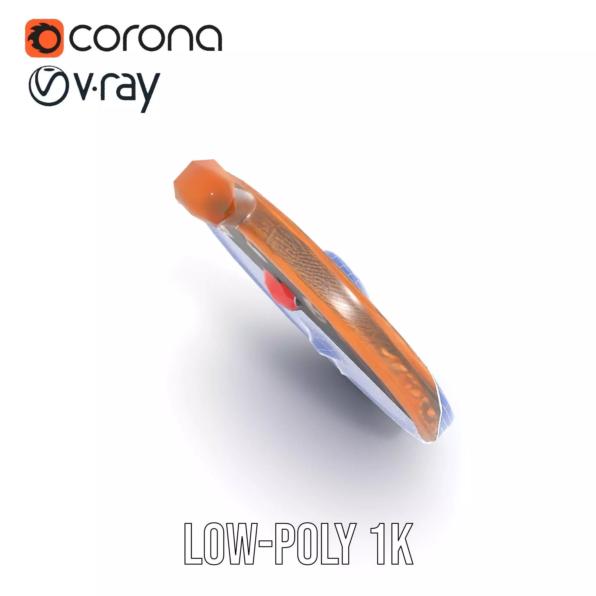 Ancient Bronze Amulet model pack Low-poly 3D model_31