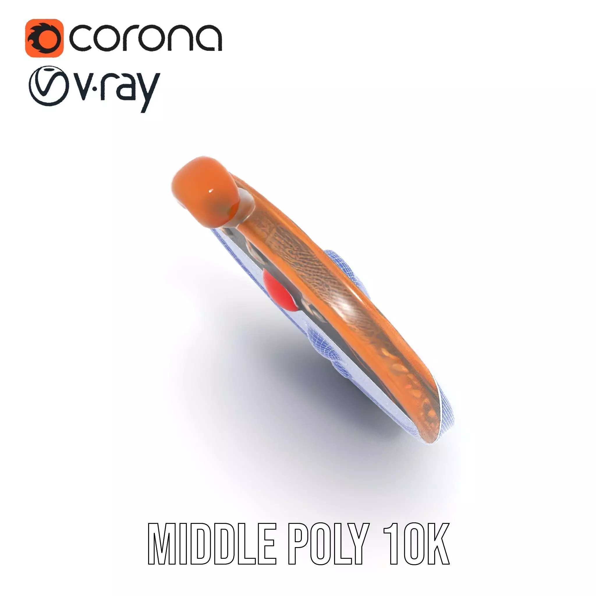 Ancient Bronze Amulet model pack Low-poly 3D model_6