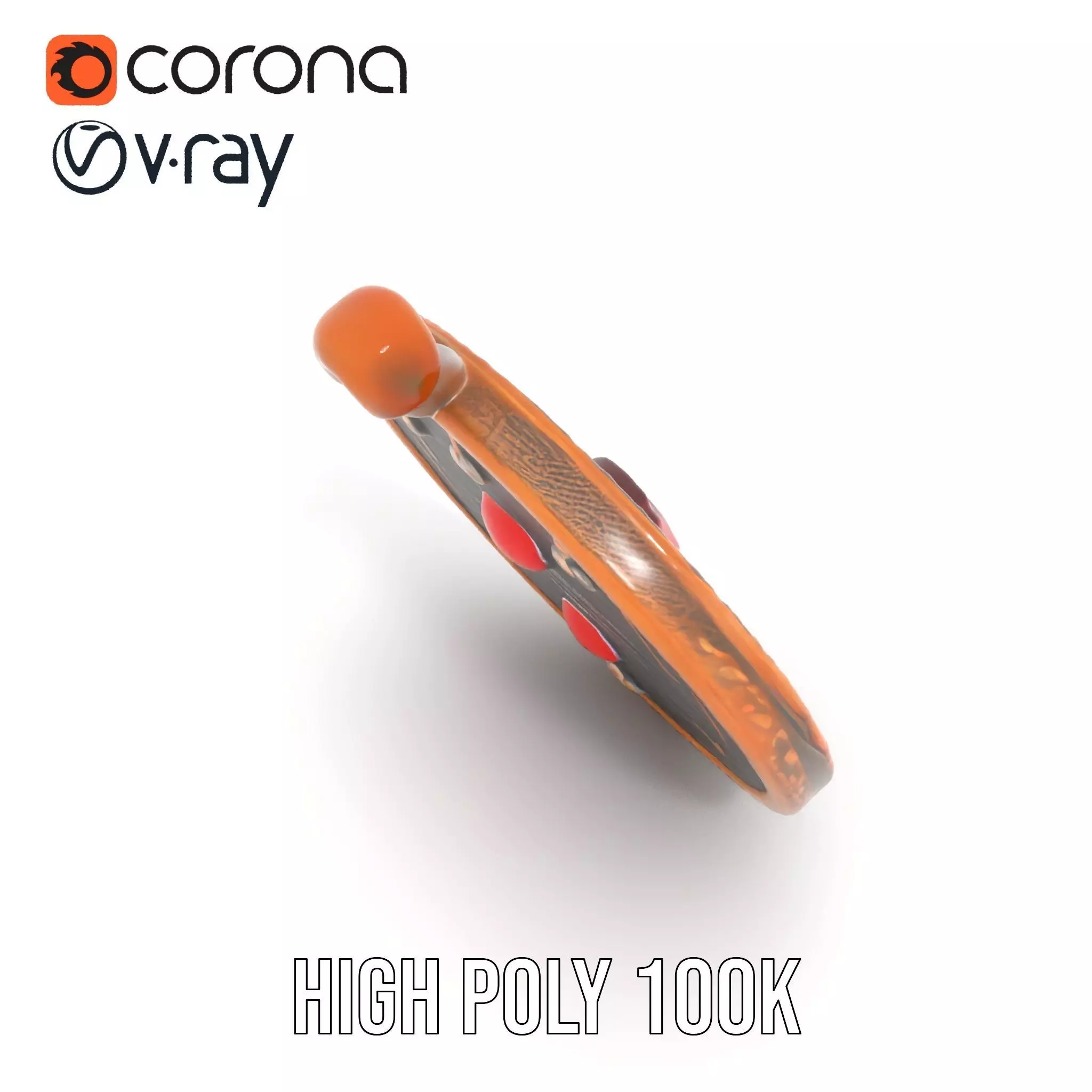 Ancient Bronze Amulet model pack Low-poly 3D model_24